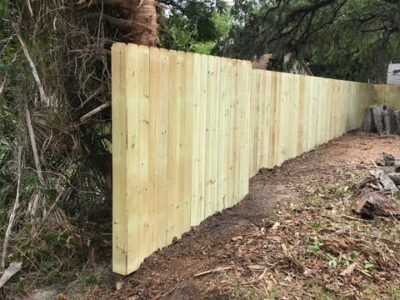 Stockade Wood Privacy Fence